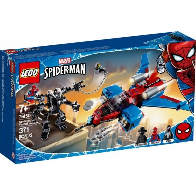 Реактивный самолёт Человека-Паука против Робота Венома 76150 Lego Super Heroes